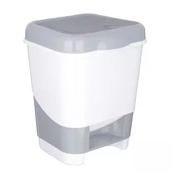 Контейнер для мусора пластиковый 8л, 25x25x30 см, Полимербыт