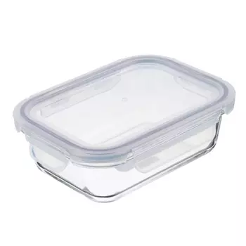 Контейнер для продуктов 600 мл, VETTA, на защелках, жаропрочное стекло