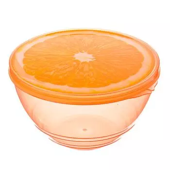 Контейнер круглый 500мл "Фрукты", 2 дизайна