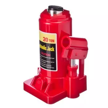 Копилка "Домкрат", пластик 20x7,5х7,5см, красная