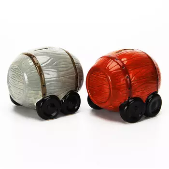 Копилка, полистоун, 10х10х9см, 2 дизайна, арт.15-006