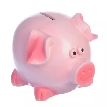 Копилка свинья № 2, 10 см, гипс