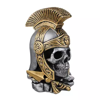 Копилка в виде черепа, гипс, 14х17х24 см