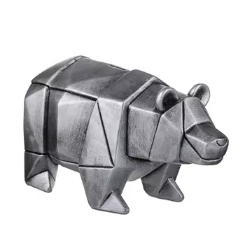 Копилка в виде медведя, гипс, 15х31х15 см