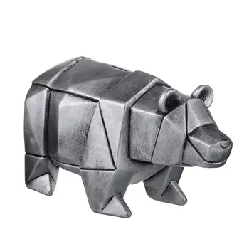 Копилка в виде медведя, гипс, 15х31х15 см