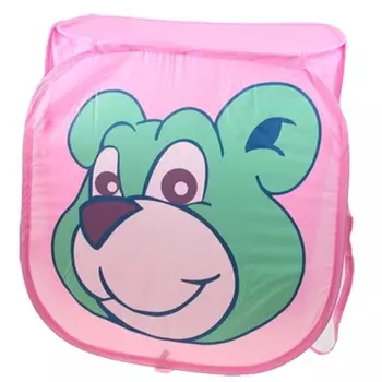 Корзина для игрушек квадрат, микс