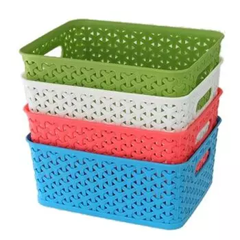 Корзина-подставка, пластик, 25х19,5х10см, 3 цвета