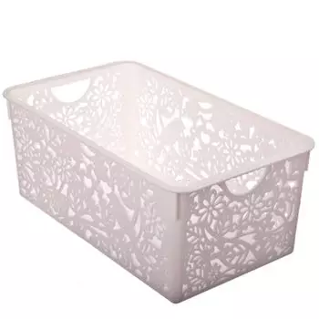 Корзина-подставка, пластик, 29х17х11,5см, 4 цвета