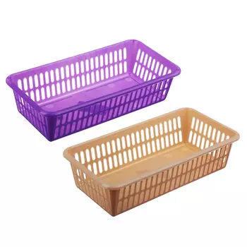 Корзинка Альфа S 20x10x5см, пластик, 2 цвета