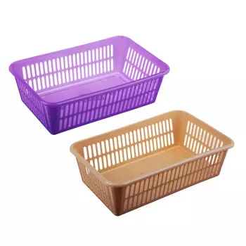 Корзинка, пластик, 255х150х72 мм, 2 цвета, Light S