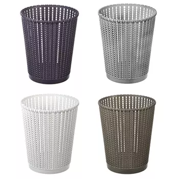 Корзинка универсальная, пластик, 20х24 см, 4 цвета, VETTA "Конус"