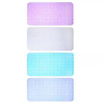 Коврик для ванны противоскользящий, прозрачный, ПВХ, 68x36см, 4 цвета, VETTA "Тренд"
