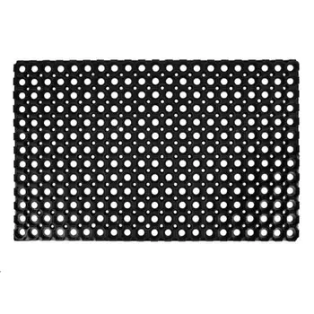 Коврик ячеистый, грязесборный, резиновый, 50x80x1,6см, черный