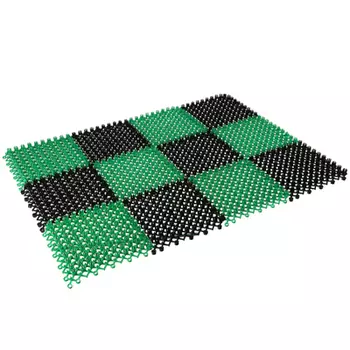 Коврик-травка SUNSTEP, 36х47см, черно-зеленый