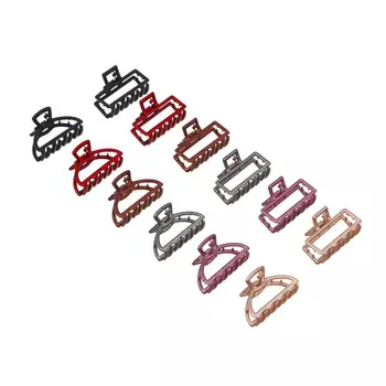 Краб для волос BERIOTTI, 2 дизайна, 5 см