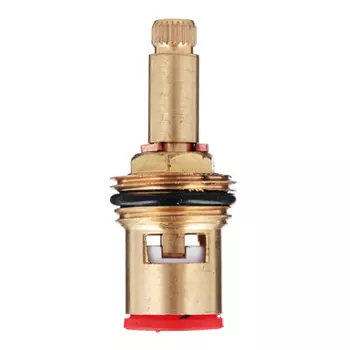 Кран-букса для смесителя 1/2", 24шл., шток 8х6мм, 90°, металлокерамика