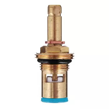 Кран-букса для смесителя 3/8", квадрат, шток 7х6мм, 90°, металлокерамика