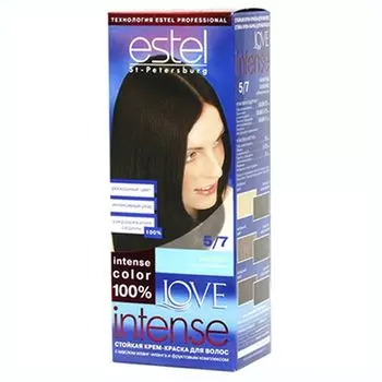 Краска для волос Estel LOVE Intense 5/7 Шоколад к/у 100 мл