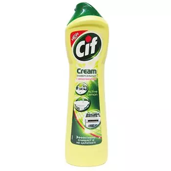 Крем Чистящий CIF Актив Лимон п/б 500мл