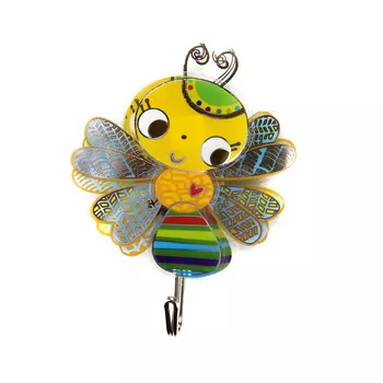 Крючки самоклеящиеся на кухню 2 шт, ПВХ, ВЕСЕЛЫЙ РОДЖЕР 3D "Пчелки"