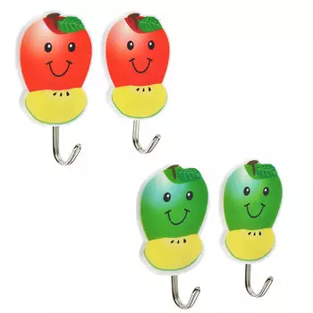 Крючки самоклеящиеся в пакете 2 шт, ВЕСЕЛЫЙ РОДЖЕР WF-037