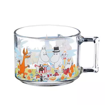 Кружка (бульонка) 500 мл, стекло, ОСЗ "Муми-тролли"