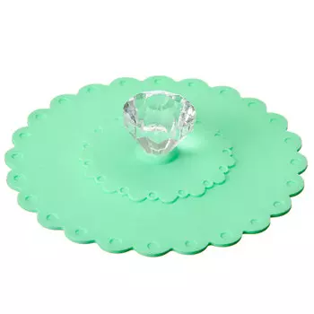 Крышка для кружки, силикон, 10,5см, 3 цвета