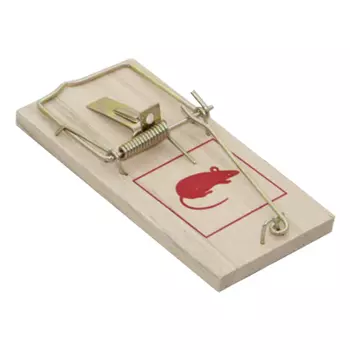 Крысоловка, дерево, 12х6 см, INBLOOM