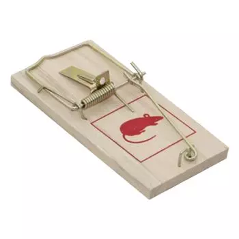 Крысоловка, дерево, 12х6 см, INBLOOM