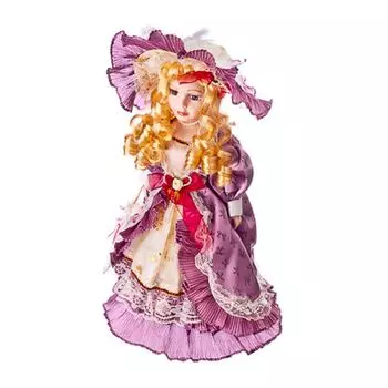 Кукла фарфоровая 40см, в подар.уп., "Мишель"