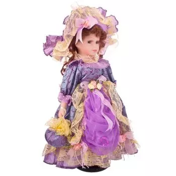 Кукла фарфоровая 40см, в подар.уп., "Виолетта"