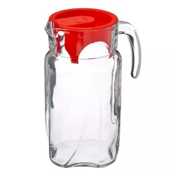 Кувшин с крышкой 1750 мл, стекло, PASABAHCE "Луна" 43544SLB