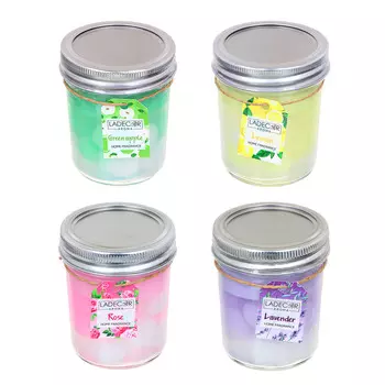 LADECOR Ароматизатор для дома, 200мл, гель, стекло, жестяная крышка