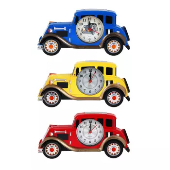 LADECOR CHRONO Будильник в виде машины 25х4х12см, 1хAA, пластик