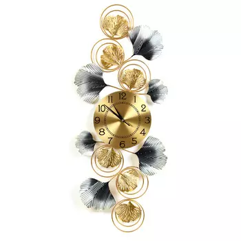 LADECOR CHRONO Часы настенные, d22 см, 37x88см, металл, арт.3