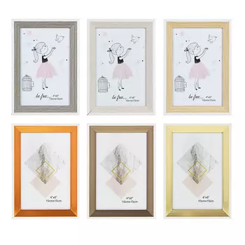 LADECOR Фоторамка 10х15см, пластик, 2 дизайна