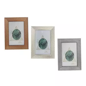 LADECOR Фоторамка 10х15см, пластик, 3 цвета