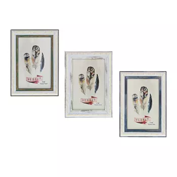 LADECOR Фоторамка 10х15см, пластик, 3 цвета, арт.2