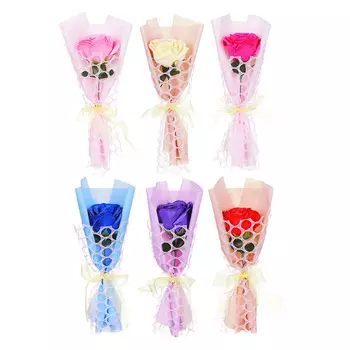 LADECOR Лепестки мыльные в форме розы, 27-28,5см, 6 цветов