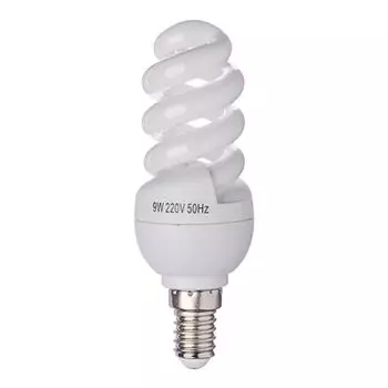 Лампа энергосберегающая FORZA E14, 9W, 4100K