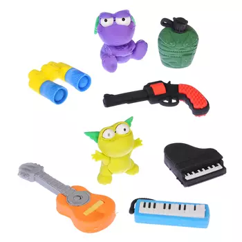 LASTIKS Фигурка-ластик, Ворчливый Энгрей/Веселый Йоу с акс., 4-5шт, резина, 2 дизайна