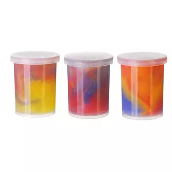 LASTIKS Игрушка-лизун в баночке жидкий, полимер, 4х4х4,5см, 3 цвета