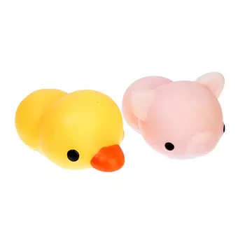 LASTIKS Игрушки-мялки Силикончики-3, силикон, 2 шт.