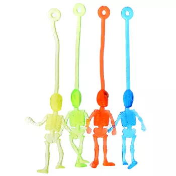 LASTIKS Лизун Скелетик, полимер, 8х3,5см, 4 цвета