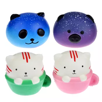 LASTIKS Мялка с ароматом, "Животные", 8-12 см, полиуретан, 4 дизайна