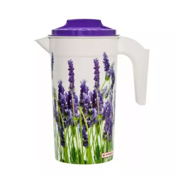 ЛАВАНДА Кувшин 1,2л с крышкой, арт.14808