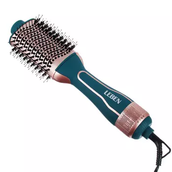 LEBEN Фен-щётка для волос овальная 1000Вт 259-201