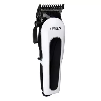 LEBEN Машинка для стрижки аккумуляторная, 3,7 В Li-Ion 2200 мАч, 220 В, 50Гц, 5 В, 0.8 А 4 Вт 251-068