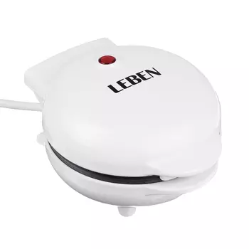 LEBEN Мини-вафельница, 550 Вт, пластик, нерж. сталь, антипригарное покрытие 271-016