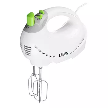 LEBEN Миксер электрический 200 Вт, 5 скоростей + режим "TURBO" 269-030